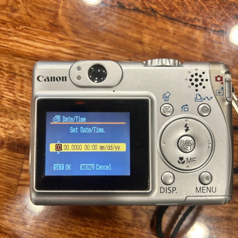 Canon PowerShot A530 Silver Digital Camera 5.0MP 4x Optical Zoom PC1184